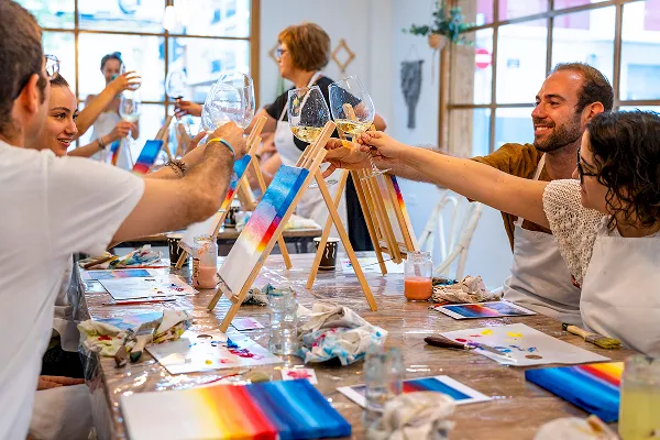 Paint and Sip at Glen Ivy