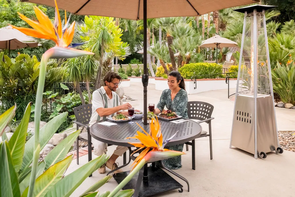 Evening dining at Glen Ivy