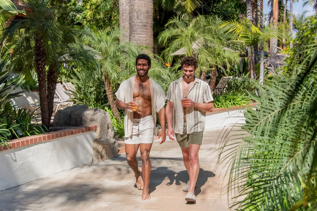 Guests at Glen Ivy Hot Springs mineral pools