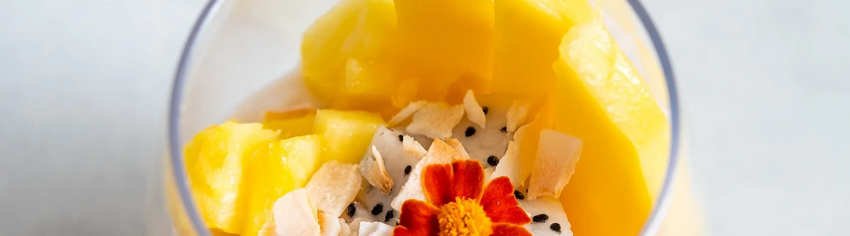 Tropical Fruit & Coconut Parfait