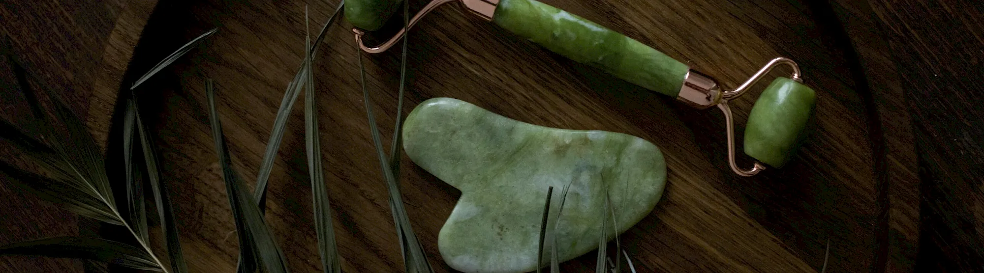 Gua Sha and jade roller found at Glen Ivy Hot Springs
